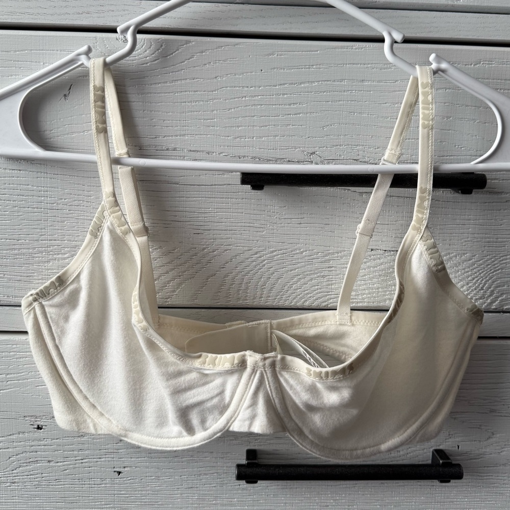SKIMS Cotton Logo Demi Bra - Marble - 36D